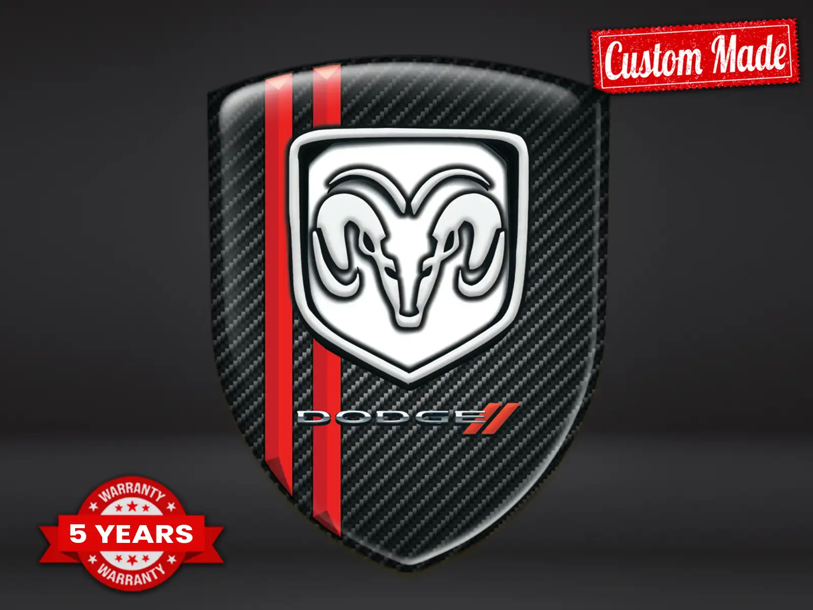 Dodge Pare-Brise Sur Mesure Résistant Édition Limitée
